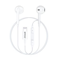 Kompatible iPhone in-ear hovedtelefoner, iPhone X/11/12/13/14 - Hvid