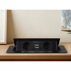 Stikkontakt skjult i toppen - dobbel Izoxis 21446