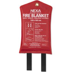 FB-120 RM Brannteppe Silikon Rød 120x120 cm