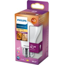 LED E27 Normaali 40W Frost Himmennettävä WarmGl 470lm