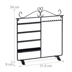 Smyckeshållare för halsband och örhängen