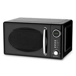 Mikrobølgeovn Retro 20L 700W MW025 Sort