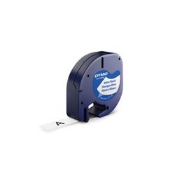 DYMO Ribbon S0721660 91221 12mm Sort på Hvit