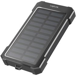 Solar Powerbank 10 000 mAh 2xUSB-A + USB-C inn/ut 12W