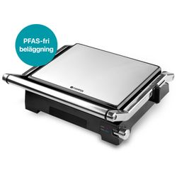 Panini Grill 2-i-1, rustfritt stål, 2000W, PFAS-fri