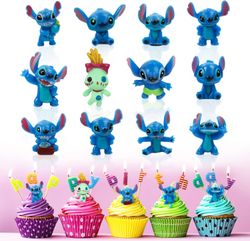 12 st Stitch dock figurer och ornament