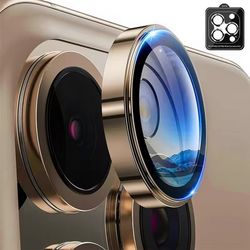 2-pakning iPhone 16 Pro kameralinsebeskyttelse herdet glass - Desert Titanium
