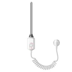 Värmeelement 1200W vitt med termostat för badrumsradiatorer