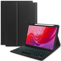 Tech-Protect Lenovo Tab M11/K11E etui med engelsk tastatur og penholder