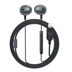 Acefast In-Ear Lightning Øretelefoner 1.2m - Sort