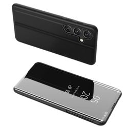 Galaxy S25 Plus Etui Clear View - Sort