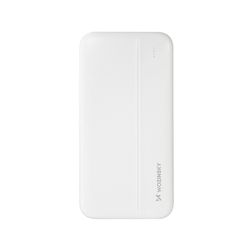 Wozinsky Powerbank 10000mAh Li-Po 2xUSB-A - Hvid