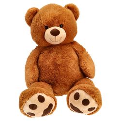 Plushiez Pehmolelu Istuva Karhu 120 cm Ruskea