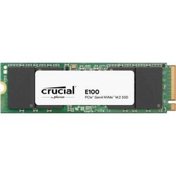 Sisäinen SSD-levy - CRUCIAL - E100 - 1 TB - PCIe Gen4 NVMe M.2 - Jopa 5000 MB/s