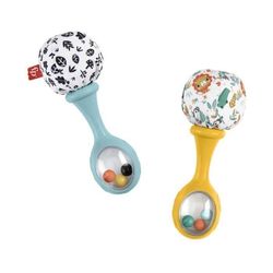Fisher-Price-Mine Første Maracas-Aktivitetslegetøj 2 rangler fra 3 måneder HMF34