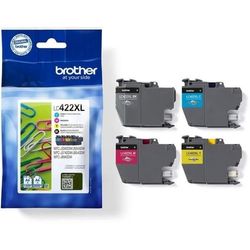 Pakke med 4 LC422XLVAL-patroner - BROTHER - Til Business Smart MFC-J5340DW, MFC-J5345DW, MFC-J5740DW, MFC-J6540DW og MFC-J6940DW