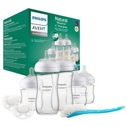 Förlossningsset för nappflaskor i naturglas - PHILIPS AVENT - Nyföddset - 240 ml - Unisex
