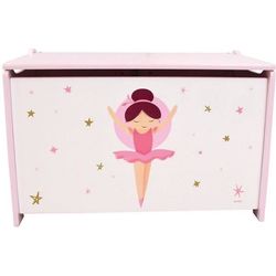 Träleksakslåda - Ballerinadansös - FUN HOUSE - H.40 x B.58 x D.36 cm