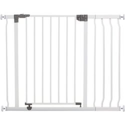 Sikkerhedslåge og 18 cm forlænger - DREAMBABY - LIBERTY - 1 låge + 1 forlænger - 93-99 cm - Hvid