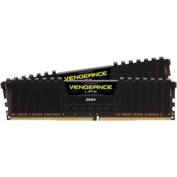RAM-minne - CORSAIR - Vengeance LPX DDR4 - 16GB 2x8GB DIMM - 3200 MHz - 1.35V - Svart (CMK16GX4M2E3200C)