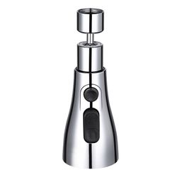 Vridbar Kranförlängning i Mässing – 360° Flexibilitet & 3 Vattenlägen