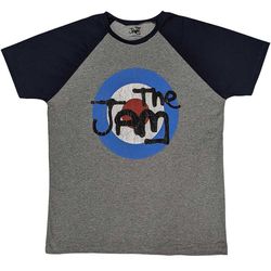 The Jam Unisex Raglan T-Shirt: Vintage Logo (X-Large)