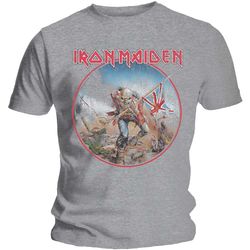 Iron Maiden Unisex T-Shirt: Trooper Vintage Circle (Medium)