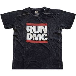 Run DMC Unisex Snow Wash T-Shirt: Logo (Large)