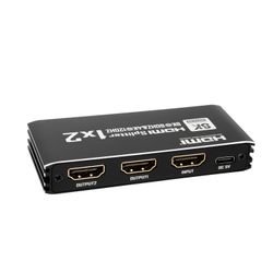 NÖRDIC HDMI 2.1-splitter 1 til 2 8K60Hz 4k120Hz