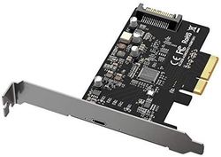 Maiwo KC008 PCI Express x4 -kortti–1x ulkoinen USB Type C, 20 Gb/s, USB 3.2 Gen 2 x2, PCIe 3.0 x4