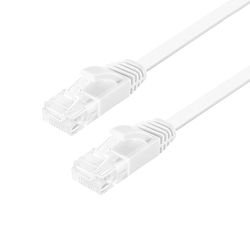 NÖRDIC Cat6 U / UTP Flat Network Cable 3M 250MHz Båndbredde og 10Gbps Transmisjonshastighet