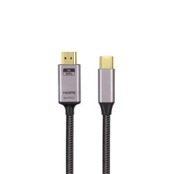 NÖRDIC 1m USBC til DP 1.4-kabel 8K30Hz 4K120Hz 32.4Gbps