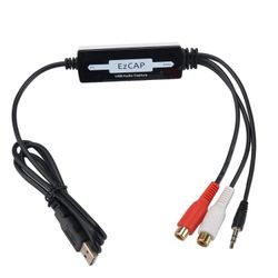 Ezcap216 USB Audio -muunnin analogiseen digitaaliseen äänentoistoon