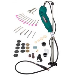 VONROC Multiværktøj – 160W | Inkl. Tilbehør 40 dele.