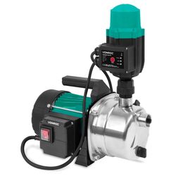 VONROC Hydroforpump 1000W – Automatisk Pump med Tryckvakt och Torrkörningsskydd – 3500 l/h – För Bevattning och Vattentryck