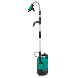 VONROC Regnvattenpump för Tunnor – 400W, 5200 L/h, Flottörbrytare & Torrkörningsskydd, 10m Kabel – Effektiv Vattenhantering för Trädgården