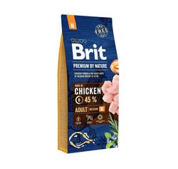 Brit Premium by Nature Adult M hundemat 15 kg