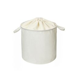 Vasketøjskurv - foldbar - design hjerter eller råhvid