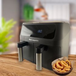 Dobbel Air Fryer 2 400W - 2 x 4 liter