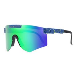 Viper Unisex Polarized Sports Solbriller Emerald Green (C12)