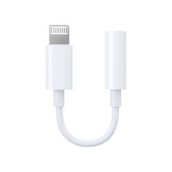 SiGN Lightning til 3.5mm AUX Adapter - Hvid