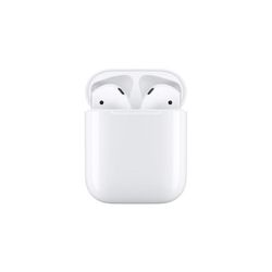 Original Begagnade AirPods (2nd Gen) med laddningsetui - Begagnad i Bra Skick