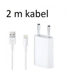 iPhone-laturi 2 metriä - kaapeli ja virtalähde