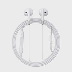 SiGN Wired Series Half In-Ear Høretelefoner - Hvid