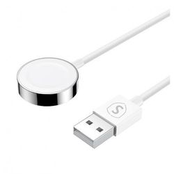 SiGN Magnetisk Oplader til Apple Watch, 2.5W, 1.2m - Hvid