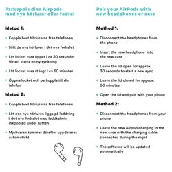 Original Begagnad Höger Hörlur Apple AirPods 4 Generation - Ersättningsdel
