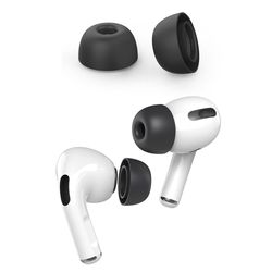 Ahastyle 1 Par AirPods Pro 2 Pluppar i Silikon Svart Medium