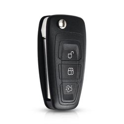 3-knappars HU101 bladvikbart nyckelskal för Ford