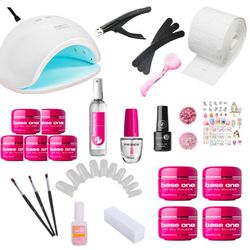 Komplett startsett gelnagler av høy kvalitet inkl. Uv/led lampe
