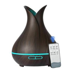 Luftfugter, Aromatherapy Humidifier - Mørkt Træ